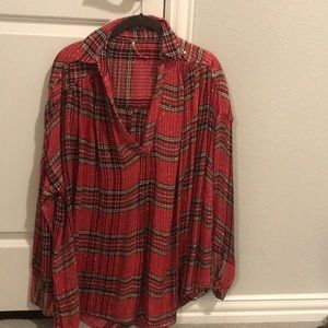 Free People long sleeve sparkly top